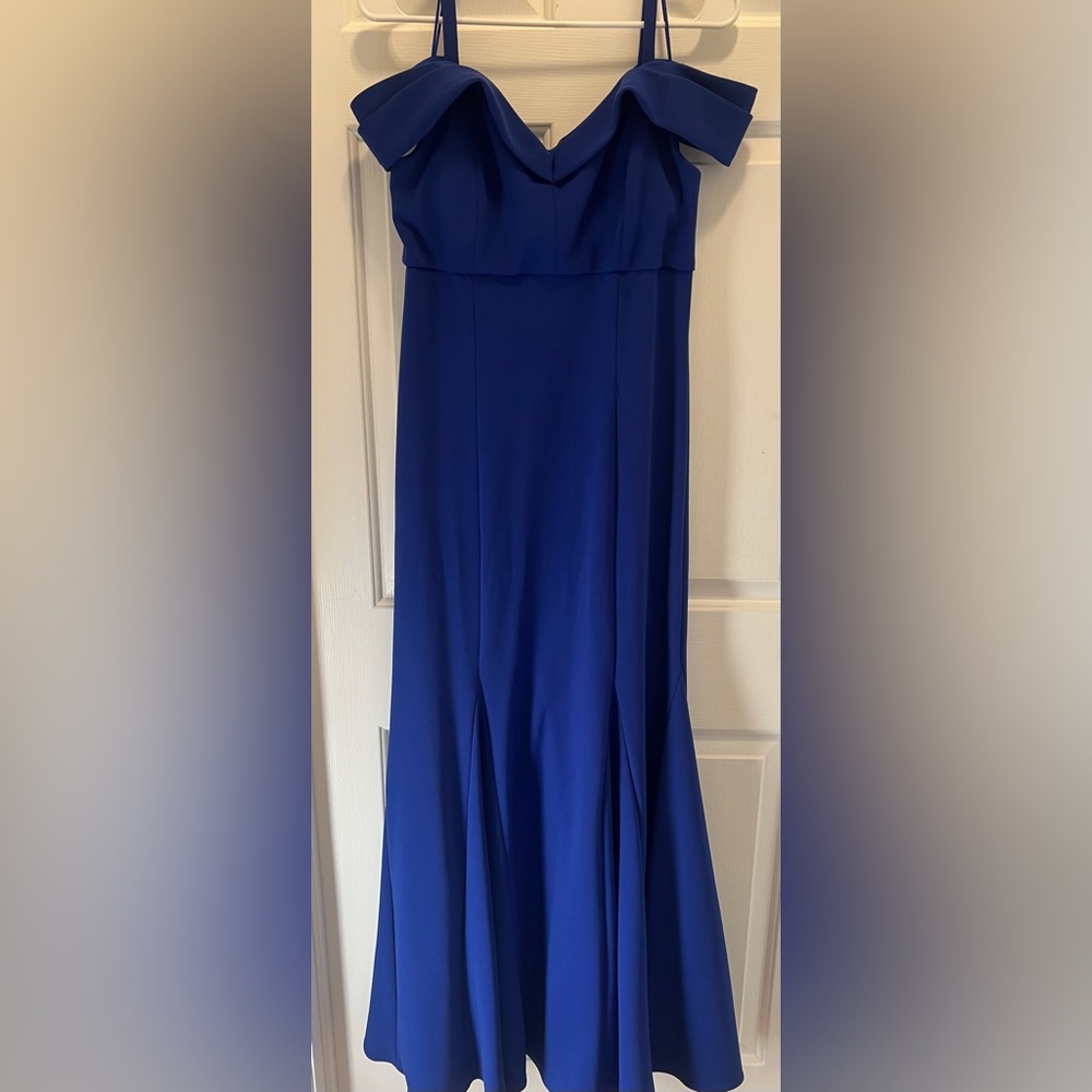 R&M Richards 💙 Royal Blue 💙 Off-Shoulder Mermaid 🧜‍♀️ Gown | Size 10